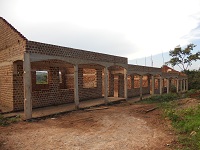 Ntenjeru vocational school nearing completion.