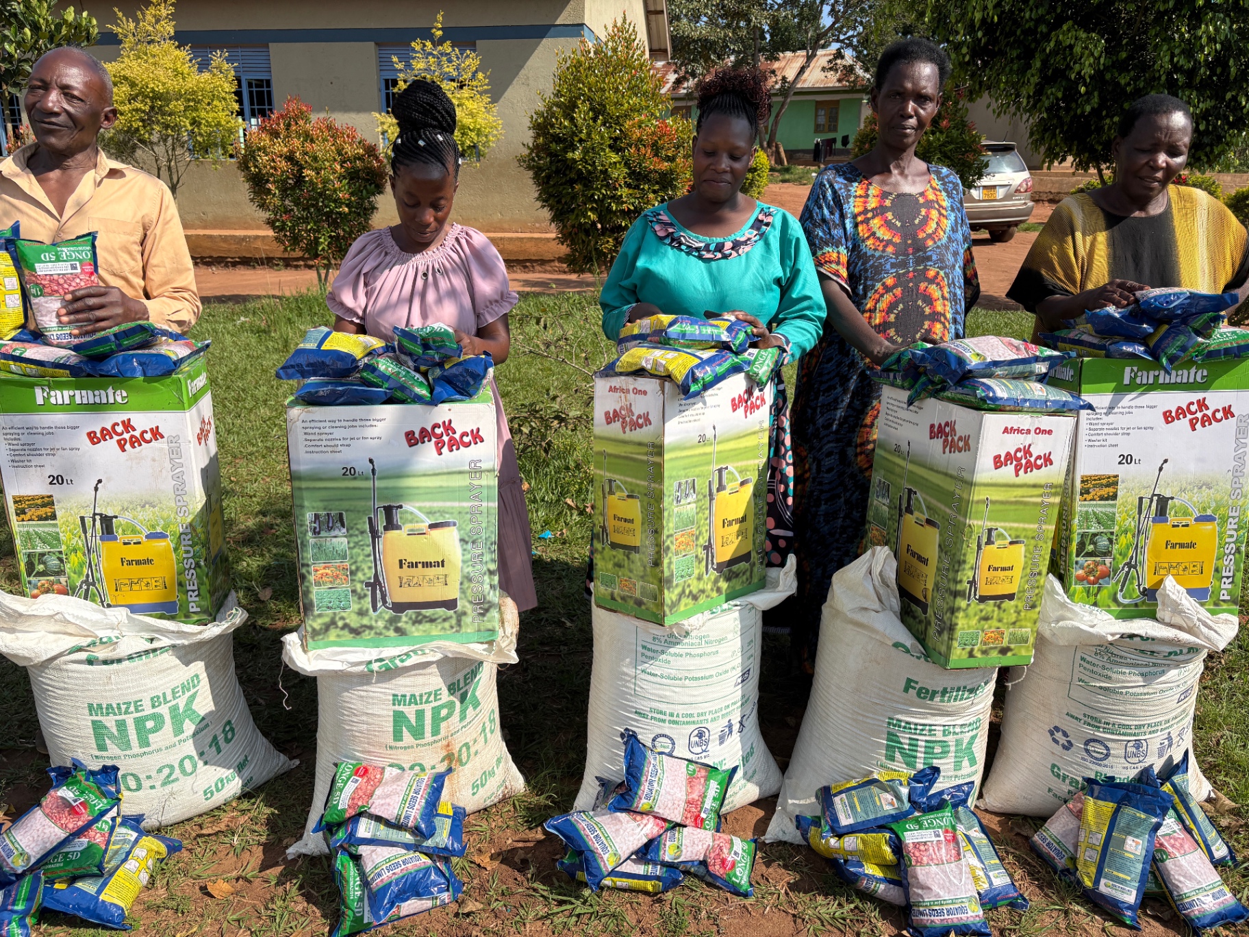 Farming kits distributed to community members
